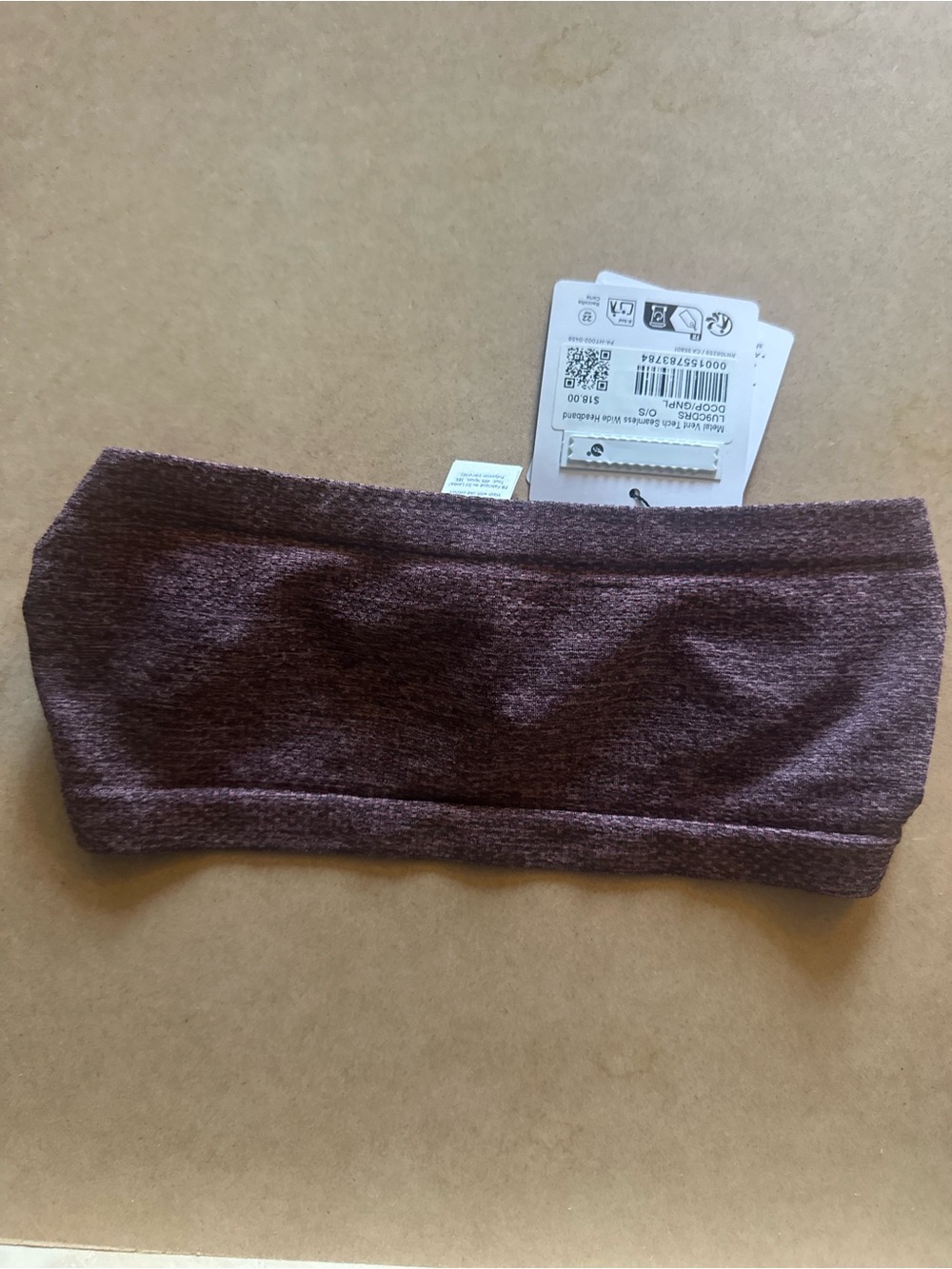 Lululemon Metal Vent Tech Seamless Wide Headband